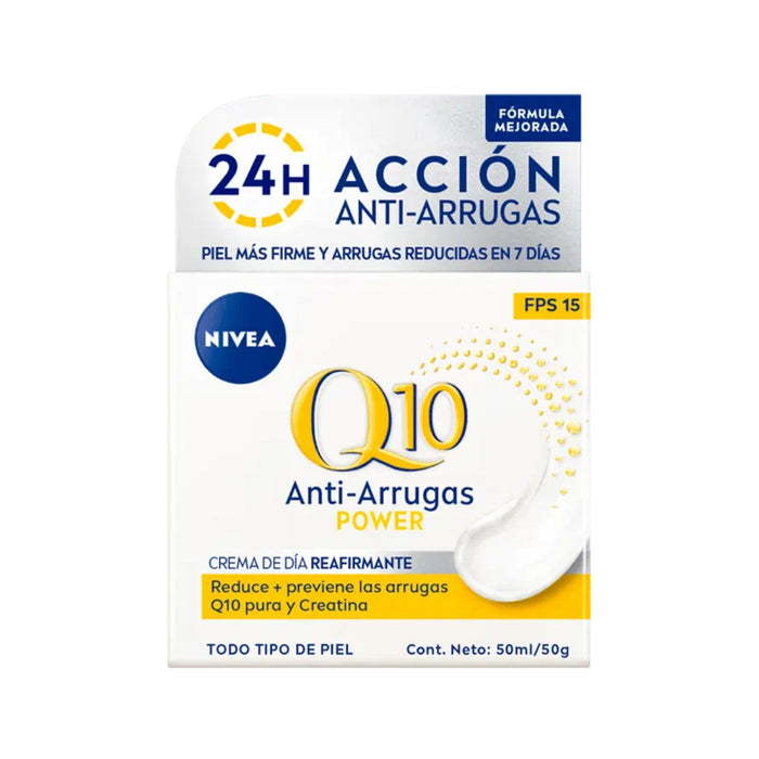 Crema Nivea Q10 Anti Arrugas Dia Energy Fps15 X 50Ml
