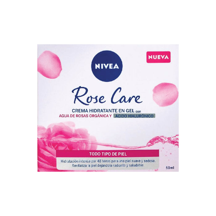 Nivea Crema Hidratante Rose Care X 50Ml