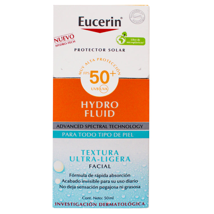 Eucerin Protector Solar Facial Hidro Fluid Fps50 X 50Ml