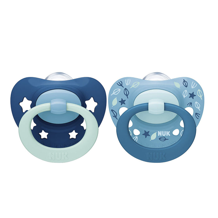 Nuk Chupete Signature Celeste 6-18M X 2 Unidades