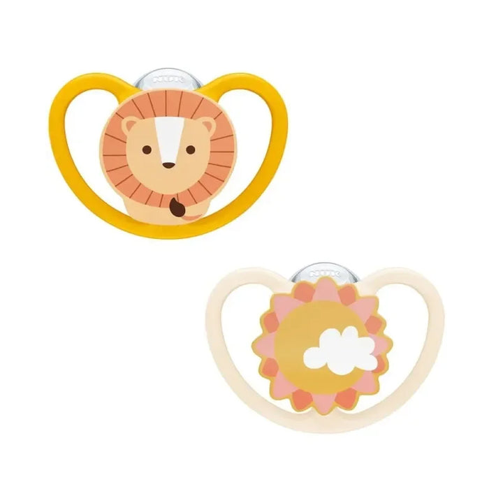 Chupete Space Nuk León / Sol 6 - 18M X 2 Unidades