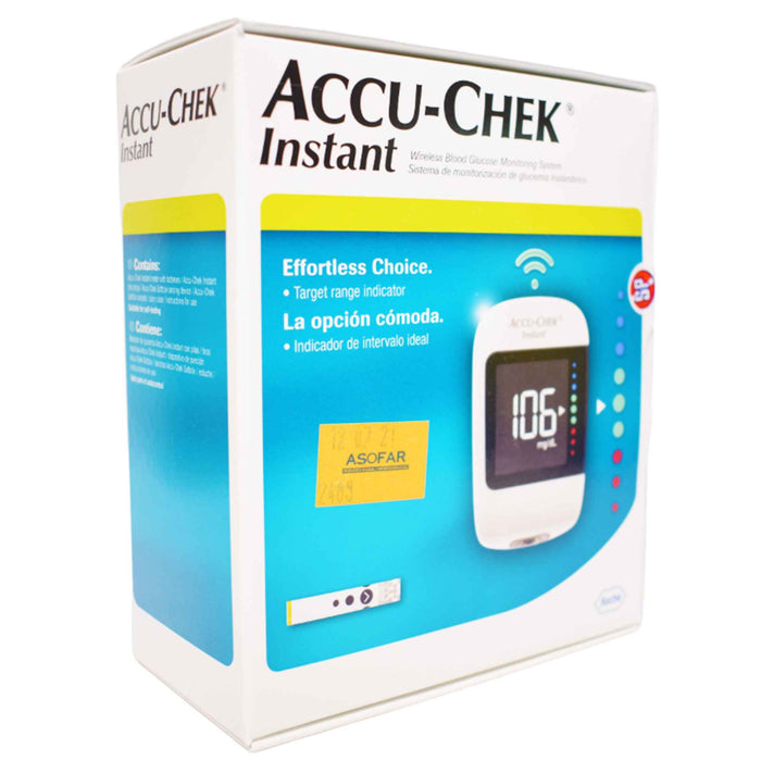 Glucometro Accu-Chek Instant Kit(Lapiz+Lanc+Tiras)