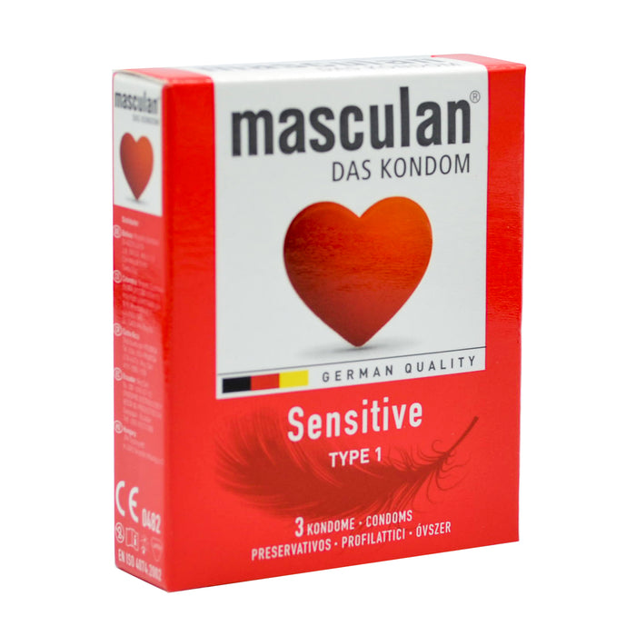 Preservativo Masculan Sensitive Caja X 3 Unidades