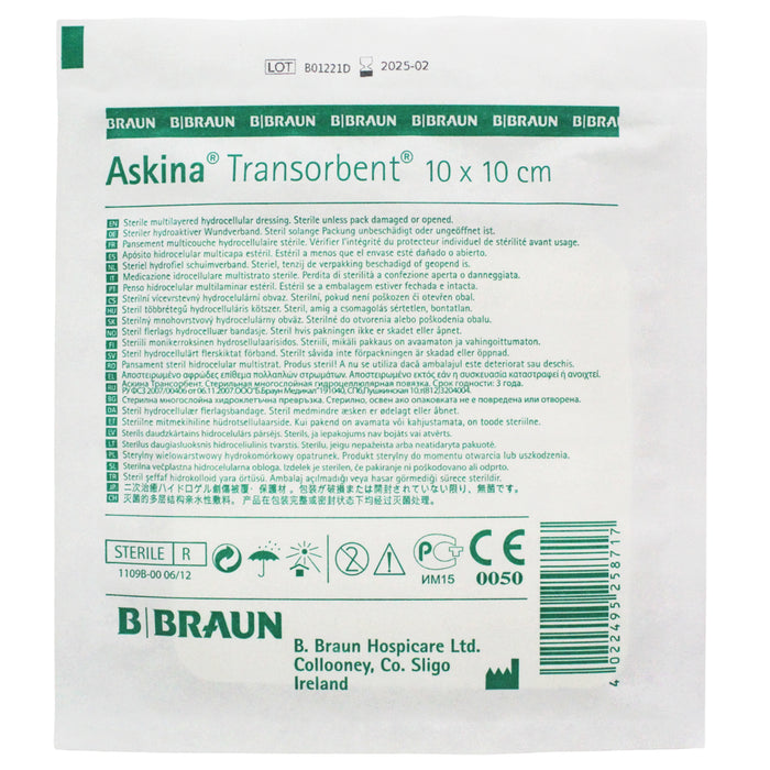 Askina Transorbent 10 X 10 Cm
