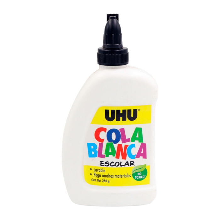 Pegamento Uhu Cola Blanca Escolar X 250Gr