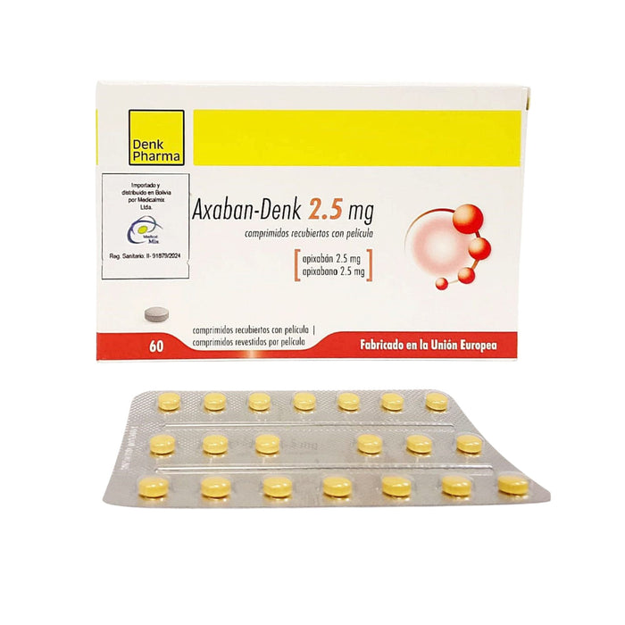 Axaban-Denk 2.5Mg Apixaban X Comprimido