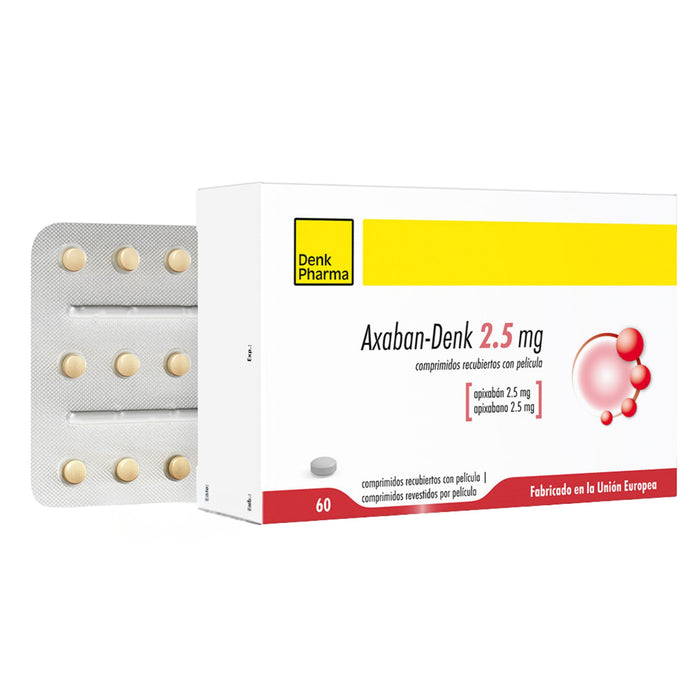 Axaban-Denk 2.5Mg Apixaban X Comprimido
