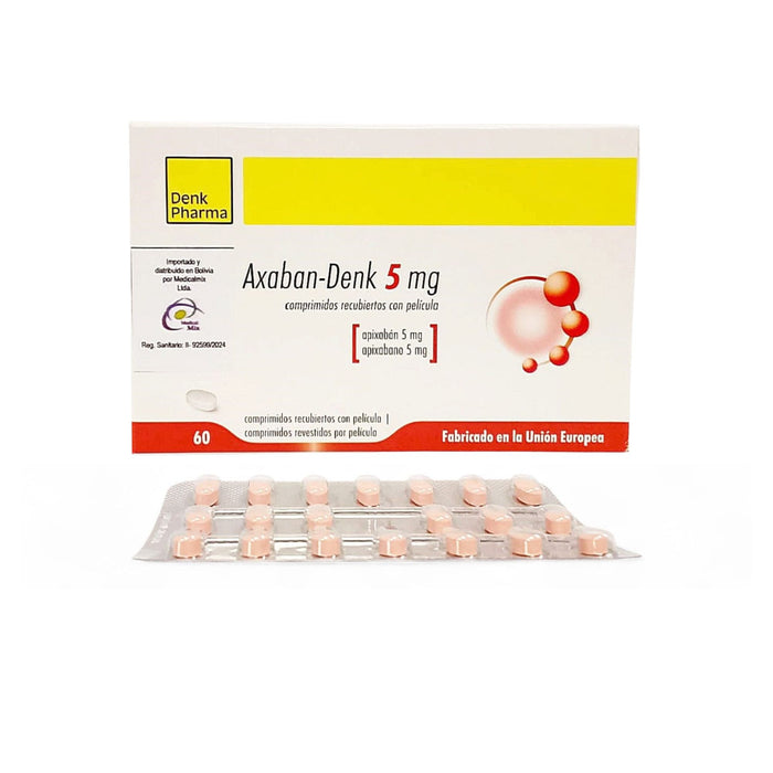 Axaban-Denk 5Mg Apixaban X Comprimido