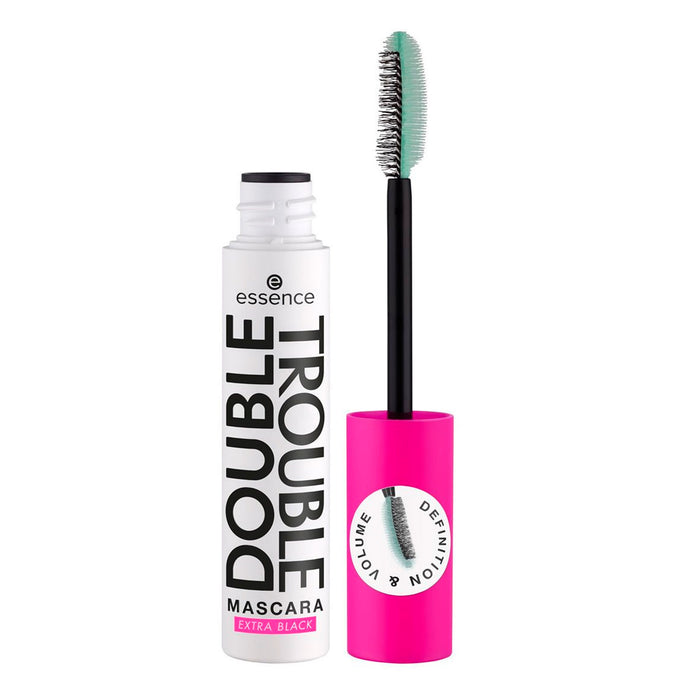 Essence Double Trouble Mascara De Pestañas Extra Black