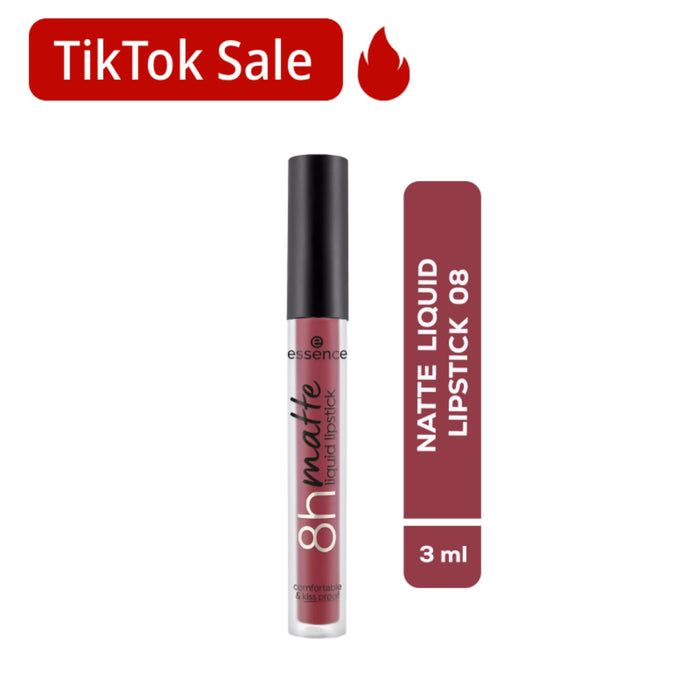 Labial Liquido Essence 8H Matte Liquid Lipstick 08