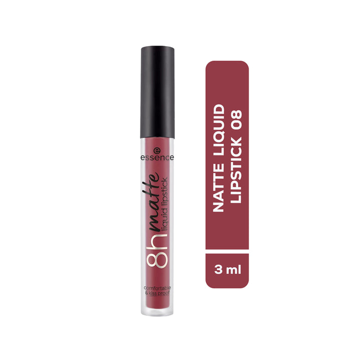 Labial Liquido Essence 8H Matte Liquid Lipstick 08