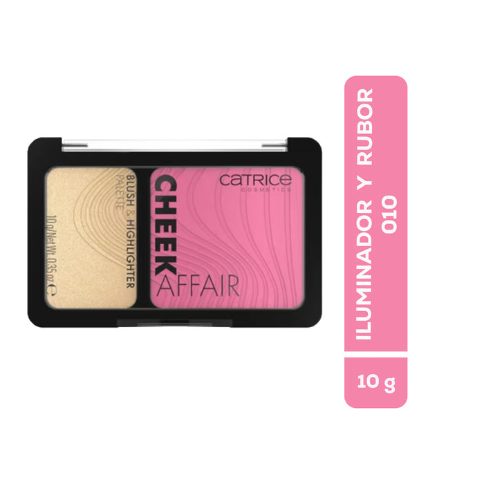 Rubor E Iluminador  Paleta Catrice Cheek Affair 010