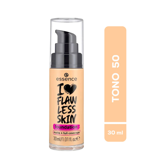 Base De Maquillaje Essence I Love Flawless Skin Tono 50