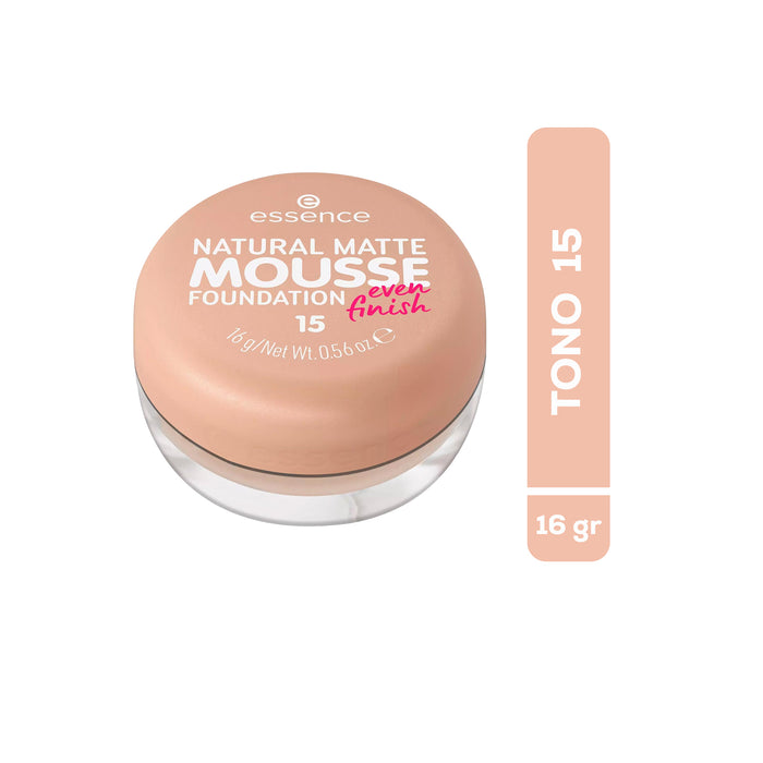 Base Essence Natural Matte Mousse Fundation 15