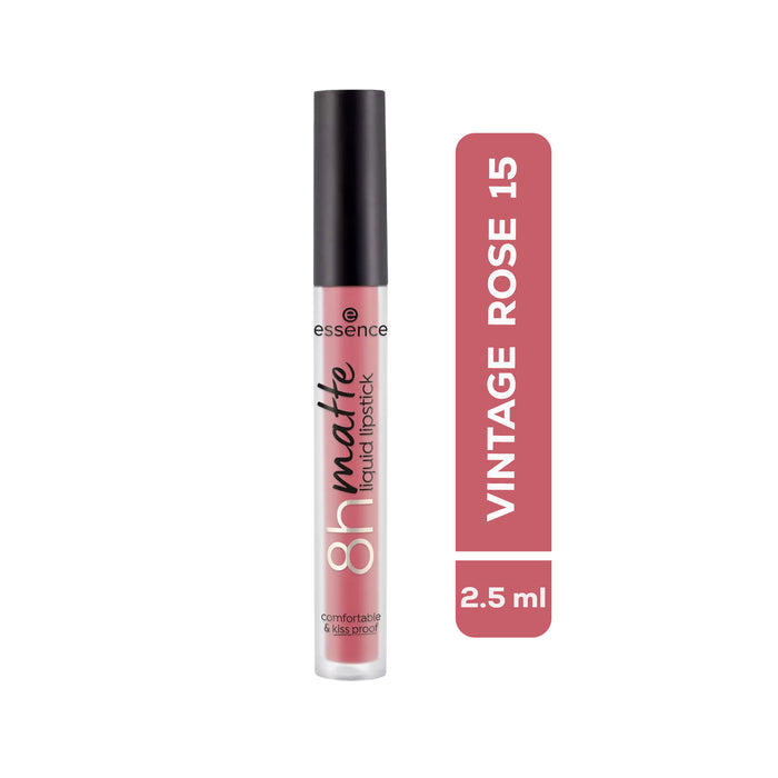 Labial Essence 8H Matte Liquid Lipstick 15 Vintage Rose