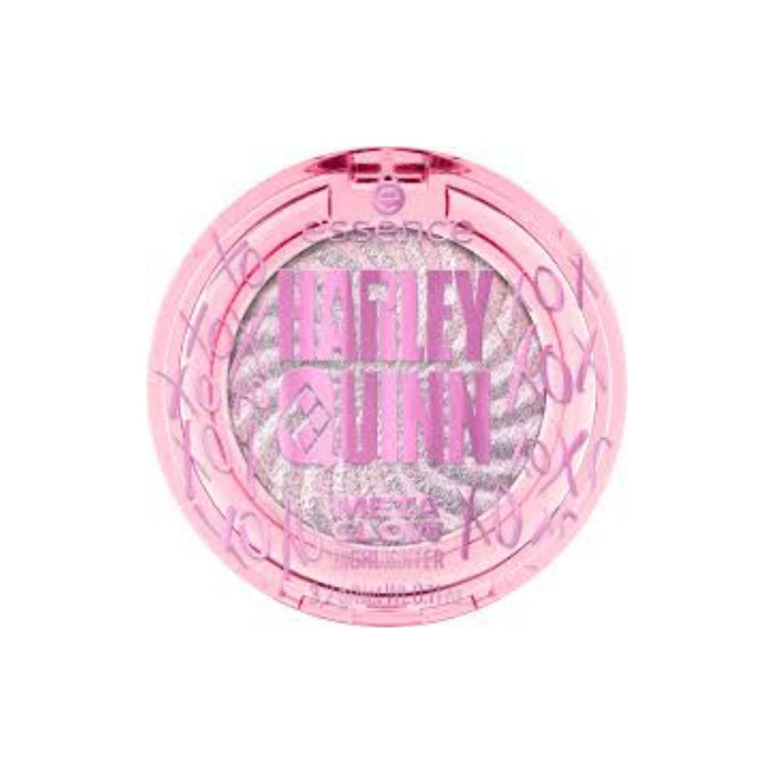 Essence Harley Quinn Meta Glow Highlighter - Pink, Holographisch, Vegan, 3.2g, Für Strahlenden Glow