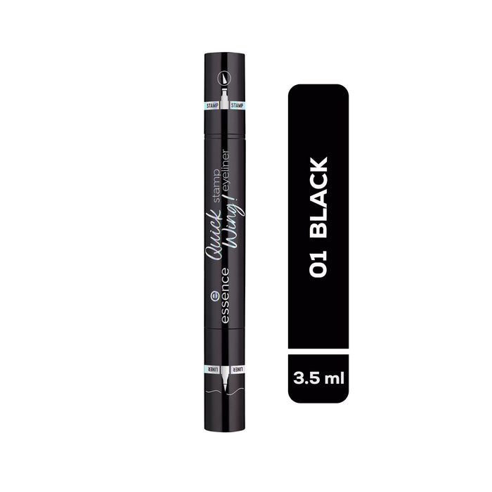 Delineador Essence Quick Wing Stamp 01 Black