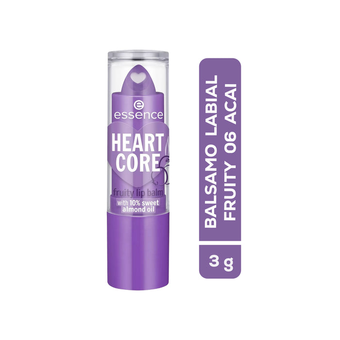 Bálsamo Labial Essence Heart Core Fruity 06 Acai