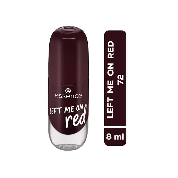 Esmalte Gel Essence Nail Colour 72 Left Me On Red