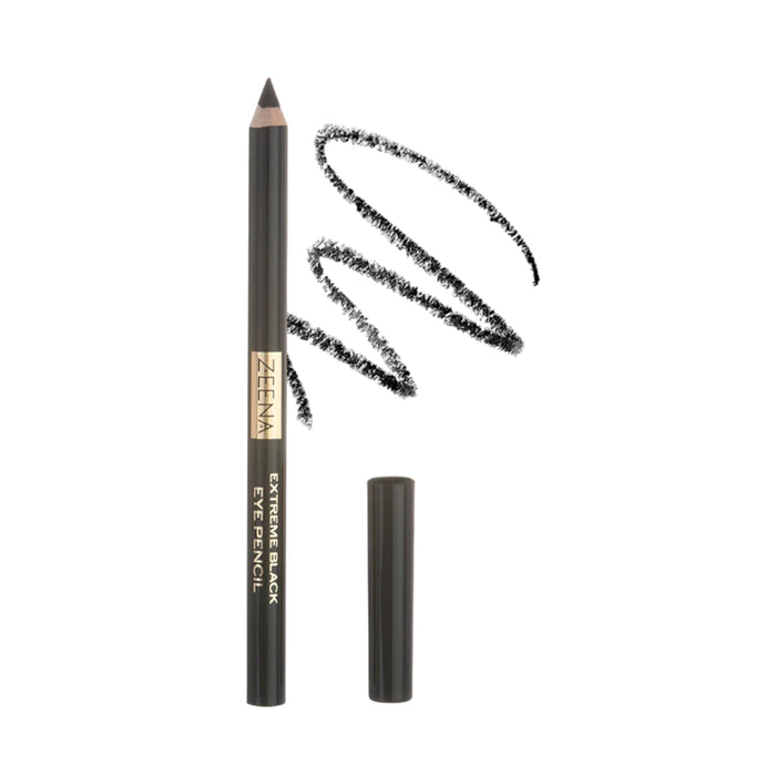 Delineador De Ojos Extreme Black Zeena 010