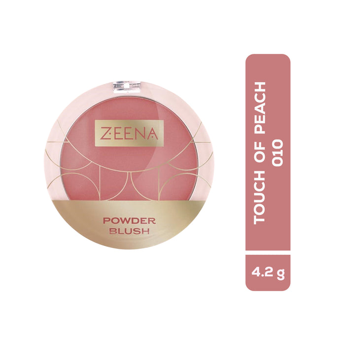 Rubor En Polvo Touch Of Peach Zeena 010