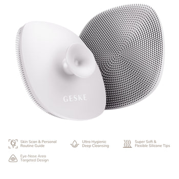 Cepillo Facial Geske Con Mango Starligth 4 En 1