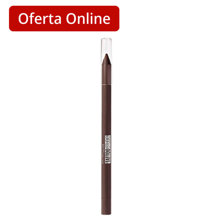 Gel Delineador Maybelline Tatto Studio 910 Bold Brown