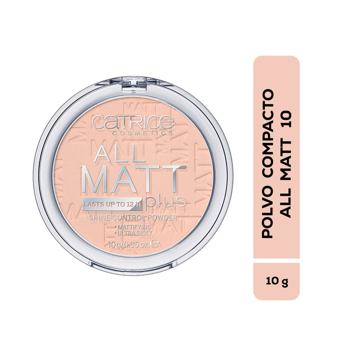 Polvo Compacto Catrice All Matt Shine 10