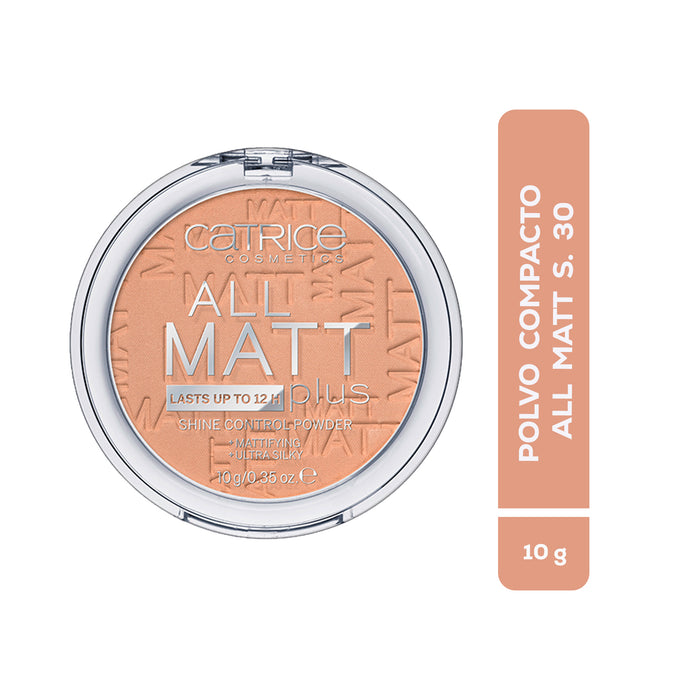 Polvo Compacto Catrice All Matt Shine 30