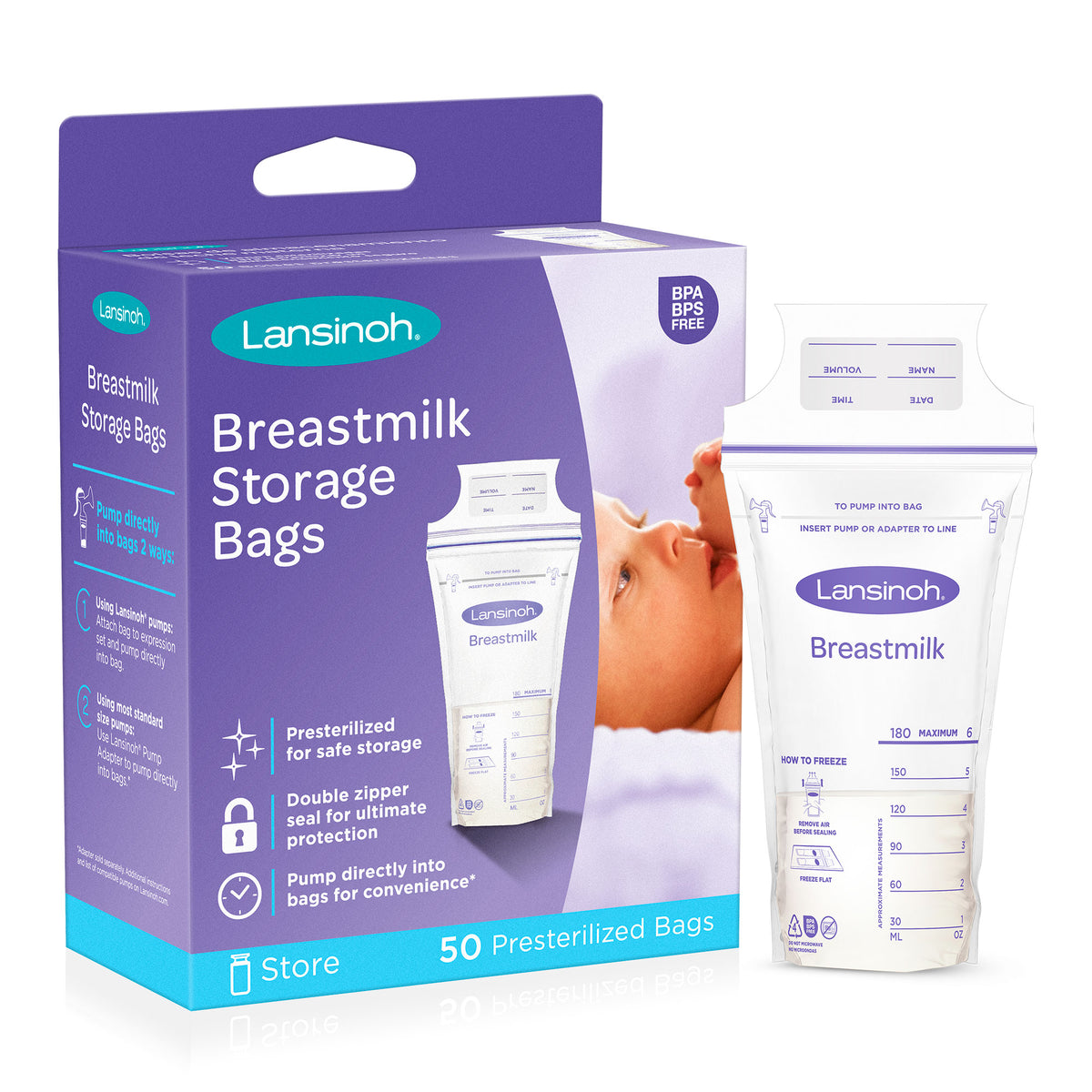 Lansinoh Breastmilk Bolsas De Almacenamiento X 50 Unidades— Farmacorp