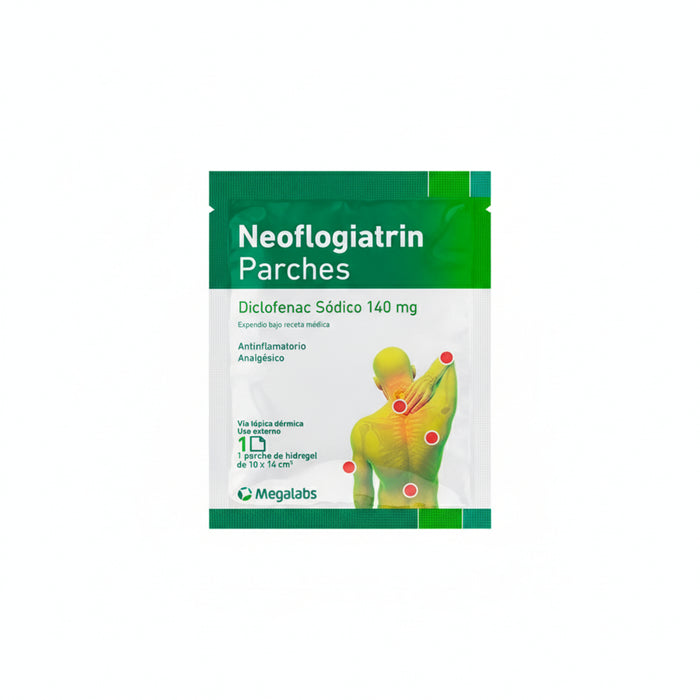 Neoflogiatrin 140Mg Parche Diclofenaco X Sobre