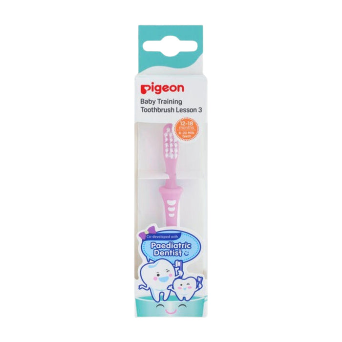 Cepillo Dental Pigeon Leccion 3 Color Rosado X Unidad