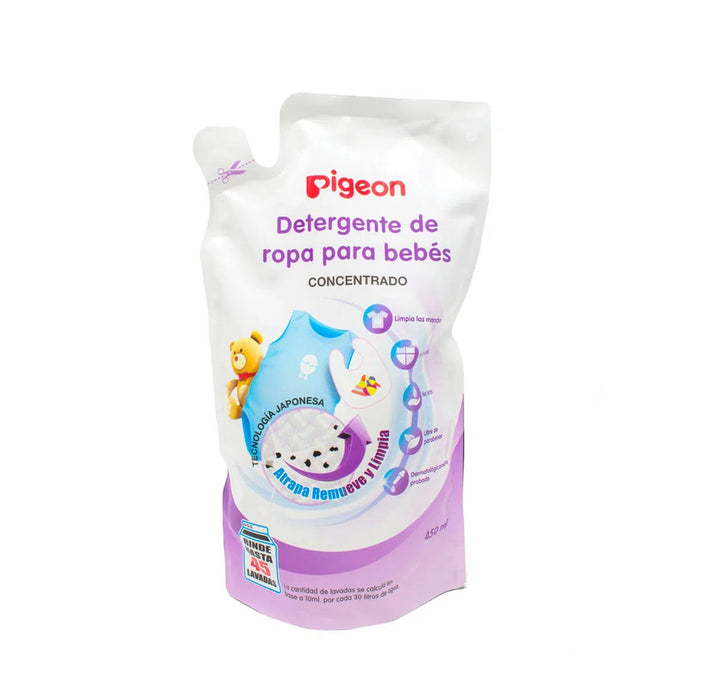 Pigeon Detergente Liquido Ropa Para Bebe Doypack X 450Ml