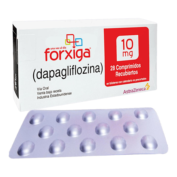 Forxiga 10mg Dapagliflozina X 28 Comprimidos