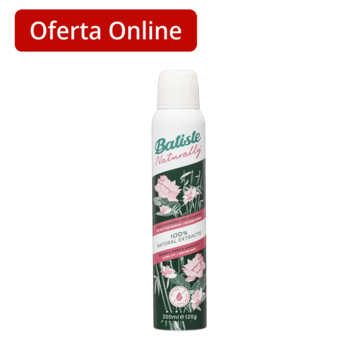 Shampoo Batiste Naturally Bamboo Fibre Y Gardenia X 200Ml