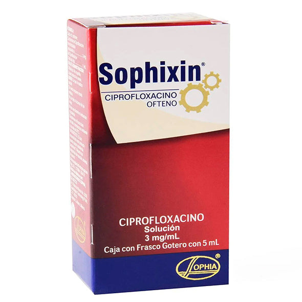 Sophixin Ofteno 0.3% Colirio X 5Ml Ciprofloxina