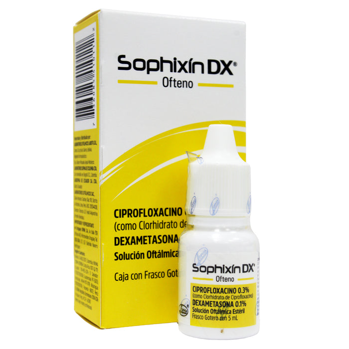 Sophixin Dx Colirio X 5Ml Ciprofloxacina Dexametas