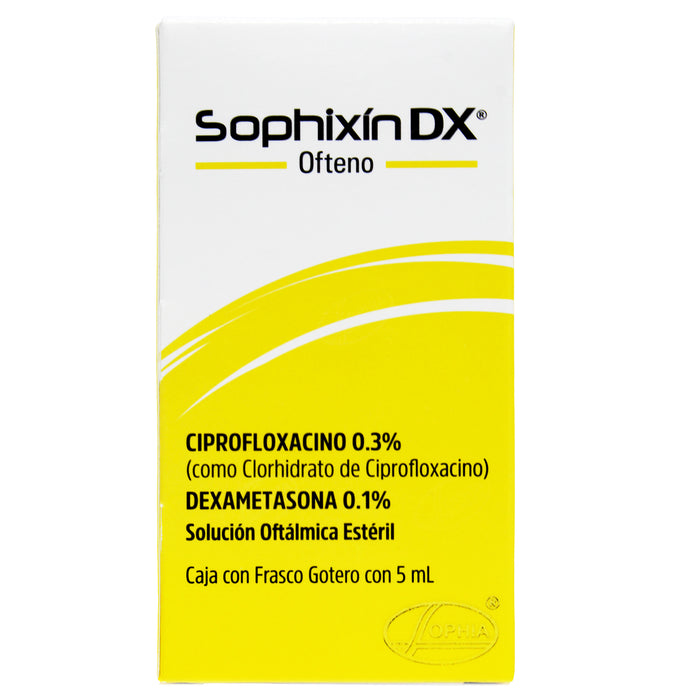 Sophixin Dx Colirio X 5Ml Ciprofloxacina Dexametas