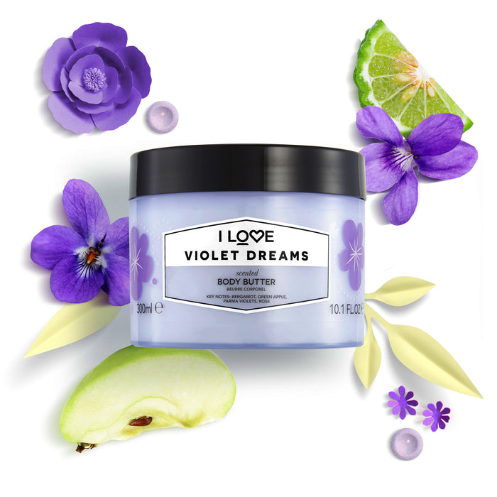 Crema Corporal I Love Body Butter Violet Dreams X 330Ml