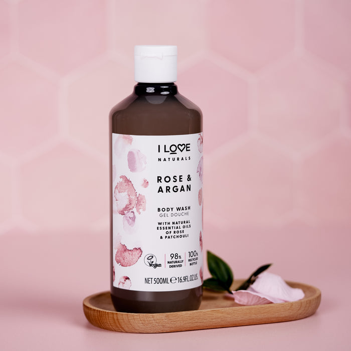 Gel De Baño Corporal I Love Naturals Rose Y Argan X 500Ml