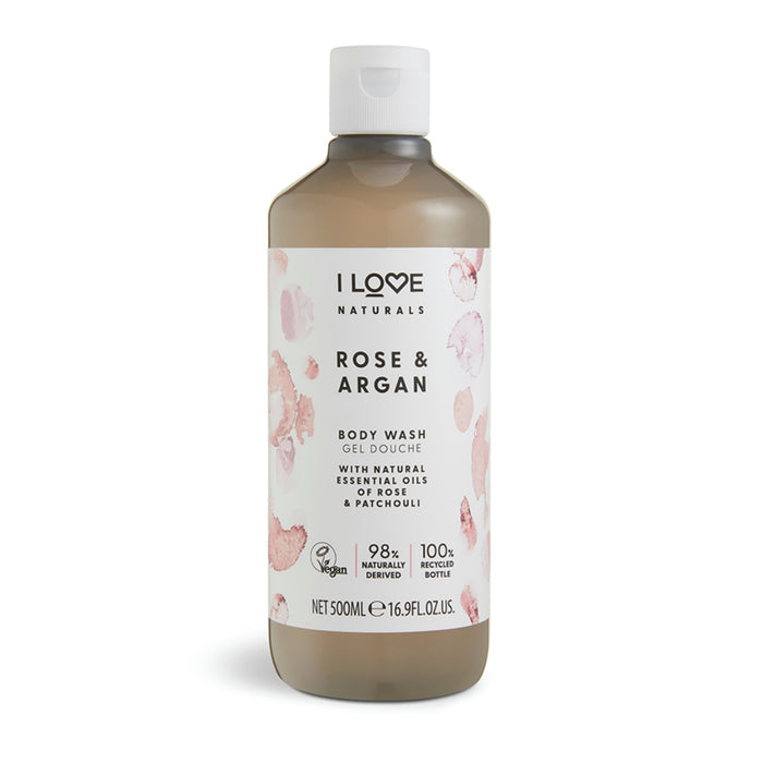 Gel De Baño Corporal I Love Naturals Rose Y Argan X 500Ml