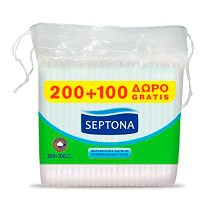 Septona Cotonetes X 200 Unidades + 100Gatis