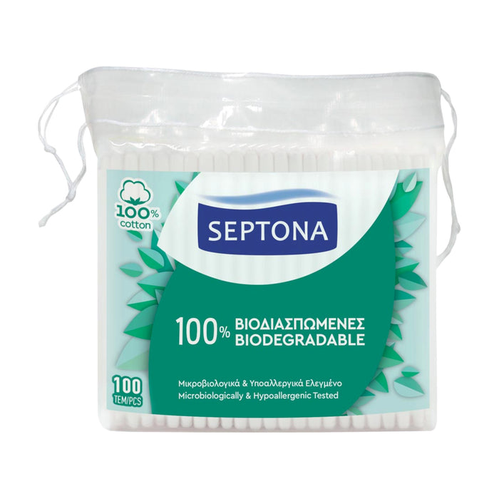 Bio Cotonetes Septona Bolsa X 100 Unidades