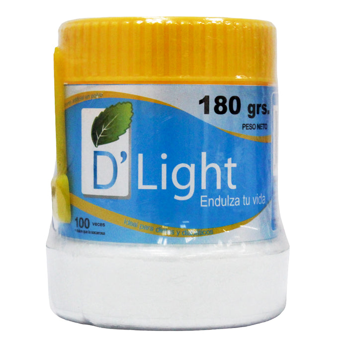 Endulzante D Light Edulcorante Ideal Para Dietas Y Diabéticos X 180G