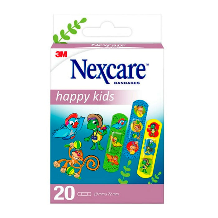 Nexcare 3M Happy Kids Venditas Caja X 20 Unidades