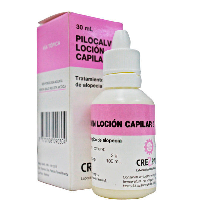 Pilocalvin 3% Loc X 30Ml Minoxidil