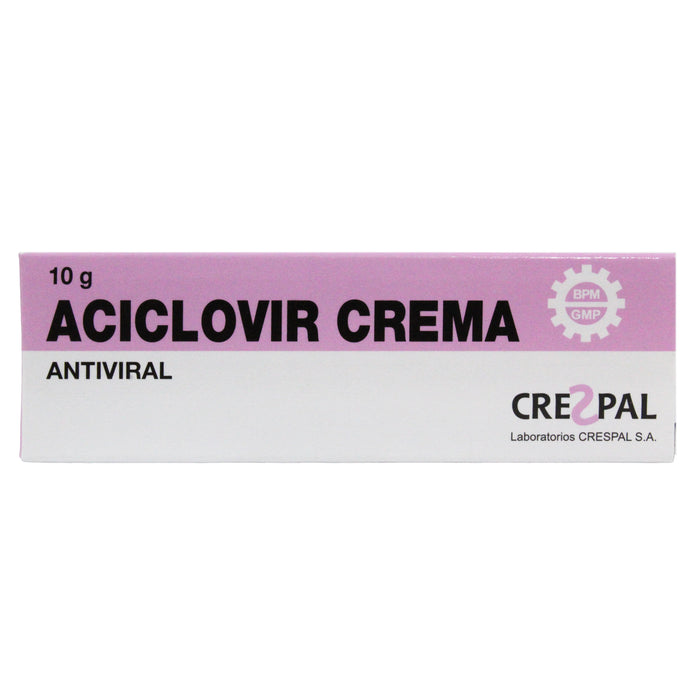 Aciclovir 0.05 Crema Dermica X 10Gr
