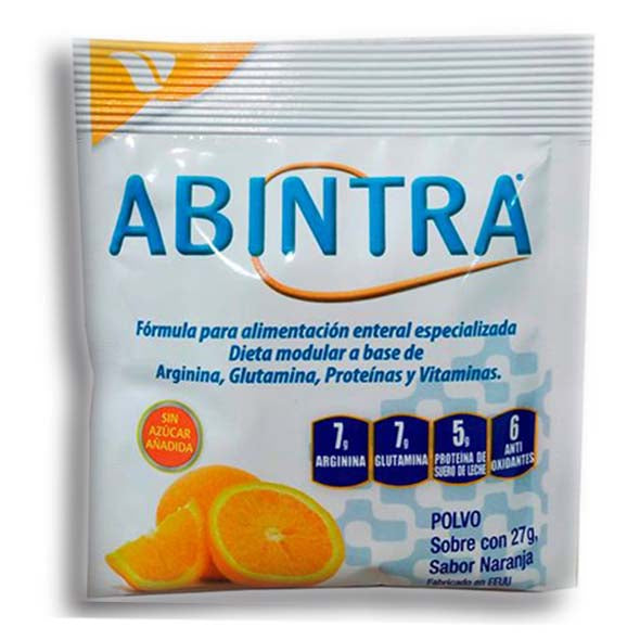 Abintra Suplemento Alimenticio Sabor Naranja X 27G