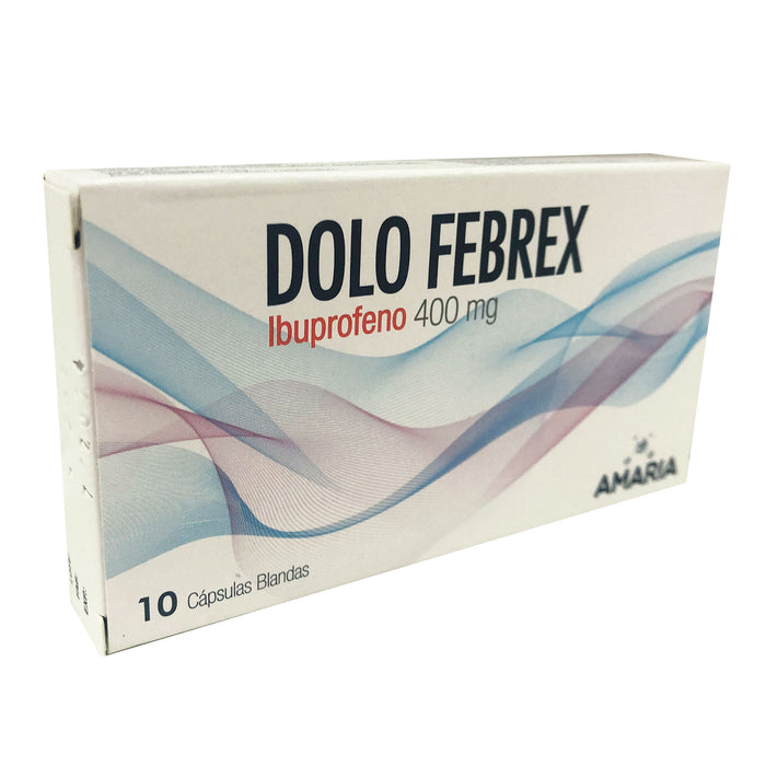 Dolo Febrex Ibuprofeno 400Mg X Capsula Blanda