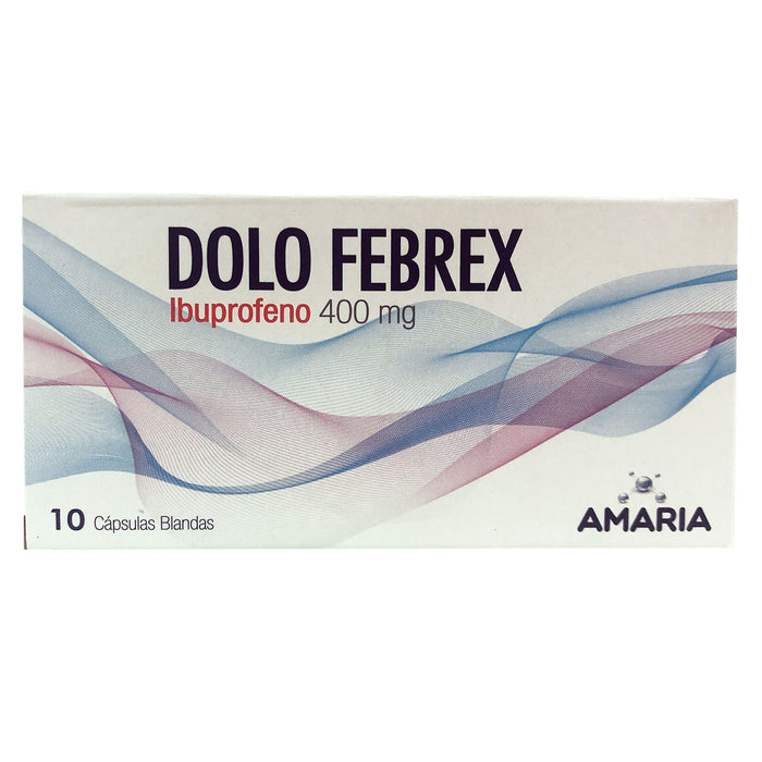 Dolo Febrex Ibuprofeno 400Mg X Capsula Blanda